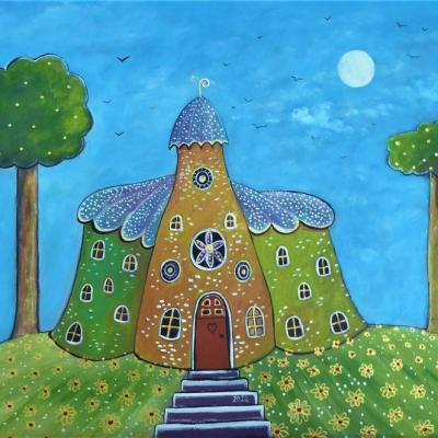 Holy spirit ou la maison de dieu acrylique 58x39 cm panneau de bois 13 05 2022 copier 