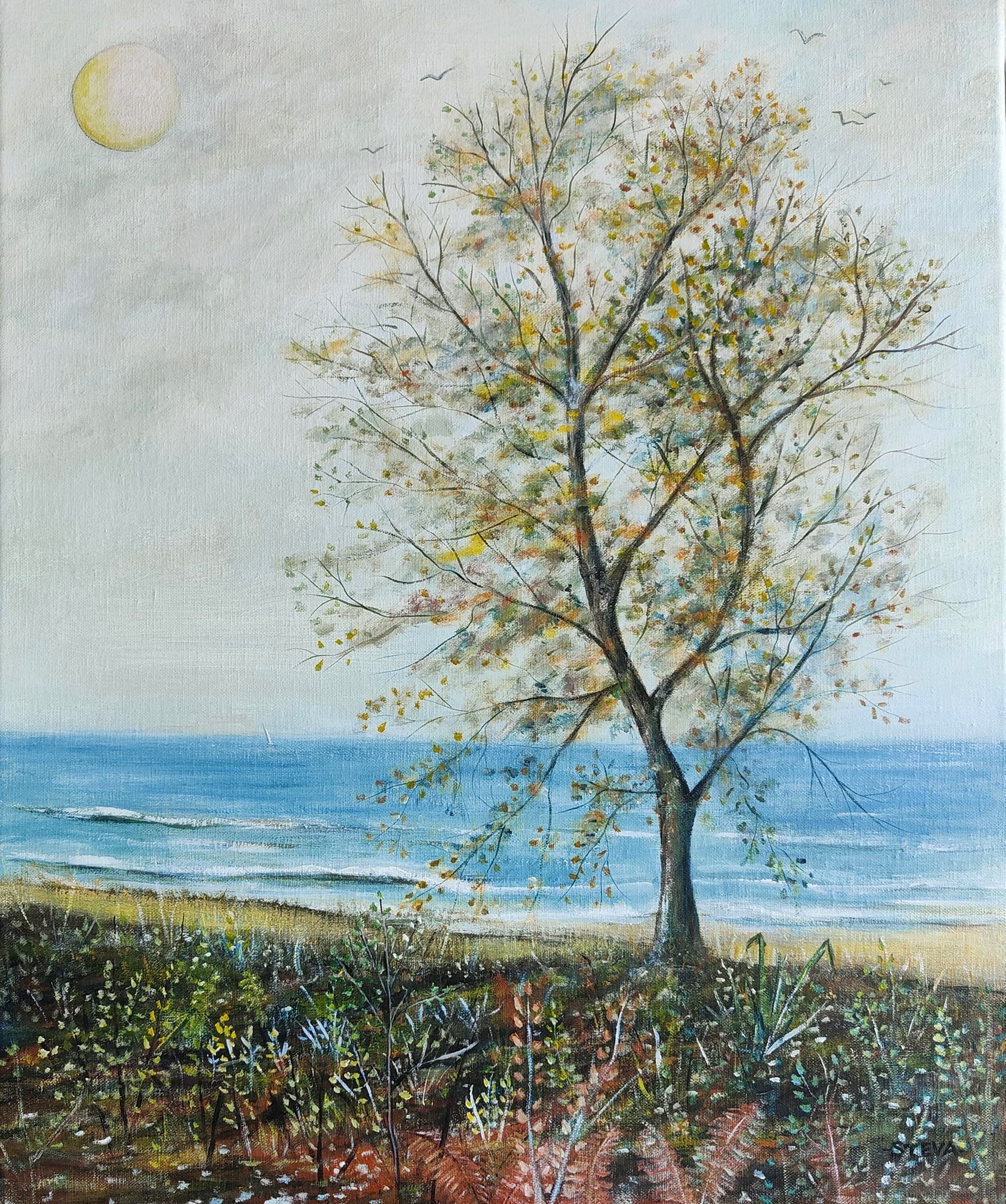 L' automne à la plage