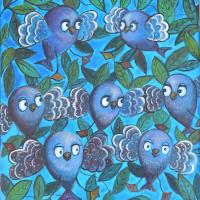 Le printemps dans les arbres 