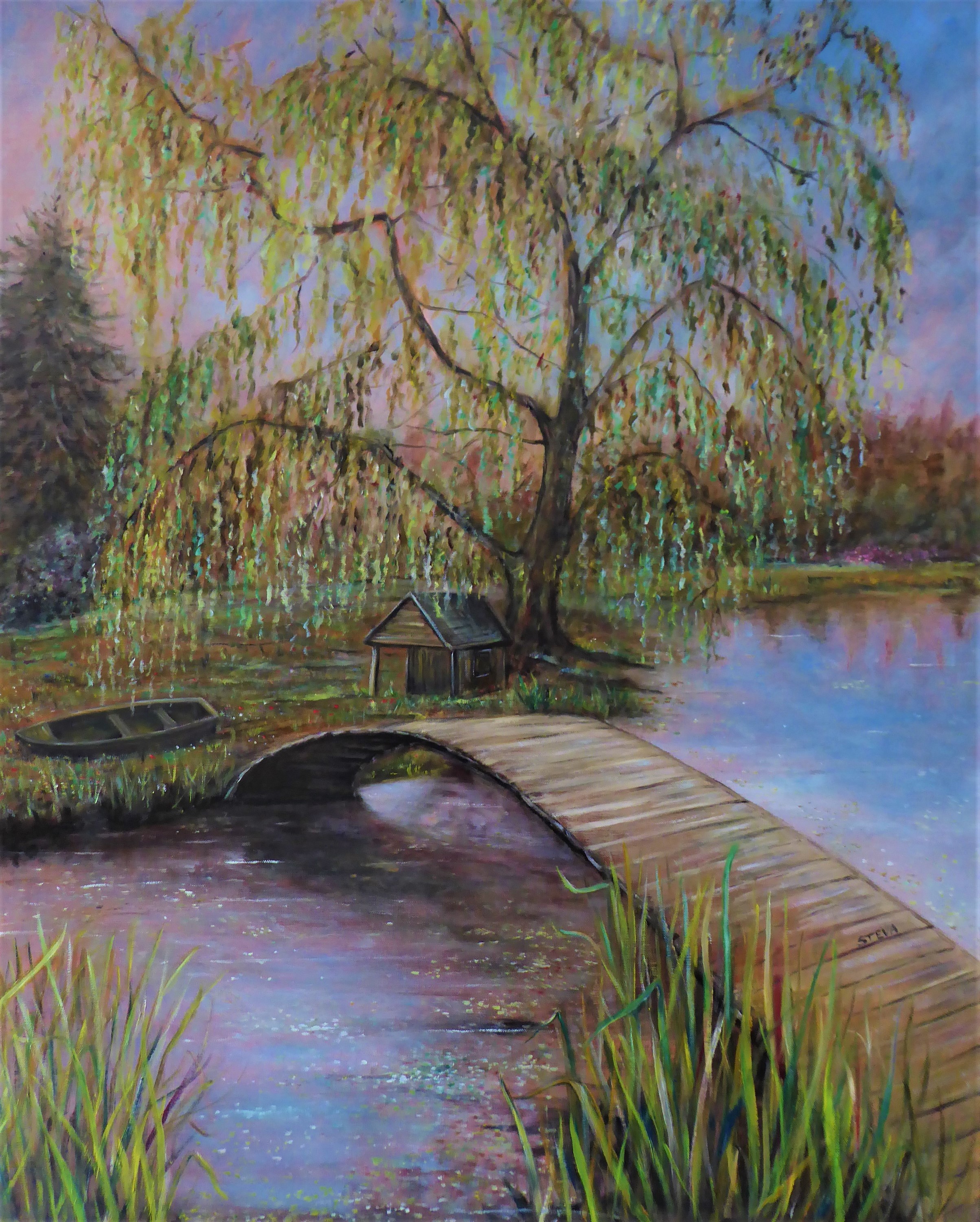 Paysage au petit pont 2021