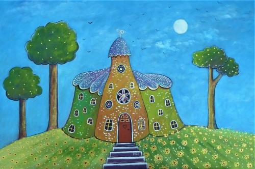 Holy spirit ou la maison de dieu acrylique 58x39 cm panneau de bois 13 05 2022 copier