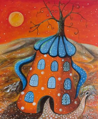 Il pleut des flocons d amour 2025 steva 56x46 cm