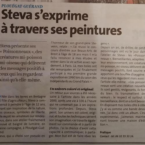 article, Stephanie Pépe pour Le Télégramme