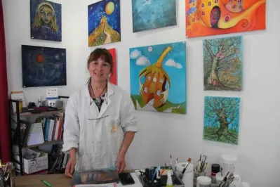 Steva atelier galerie rue de la Boulangerie à Dinan Ouest-France 2023