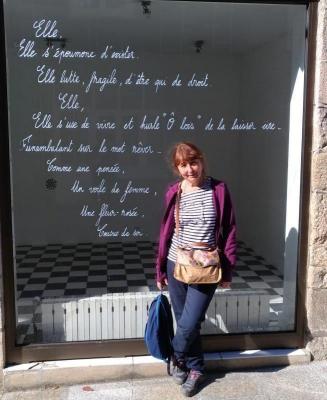 Texte vitrine rue de la boulangerie iohanan steva septembre 2023